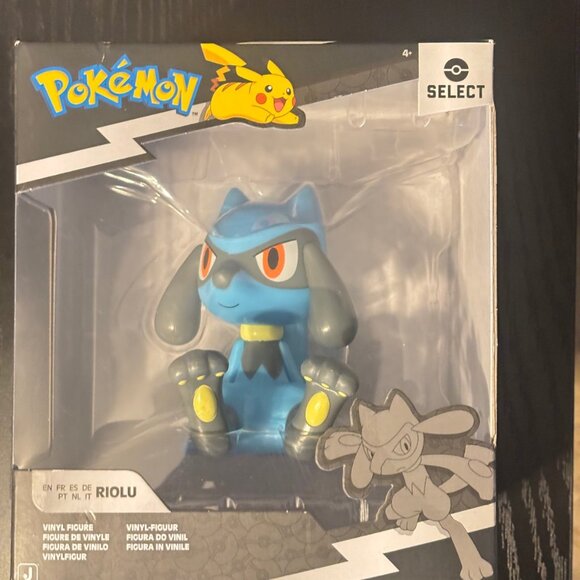 Pokemon Select Series 4 Riolu Vinyl Figure Jazwares 4.5" NIB Sealed 2025 - Picture 1 of 6